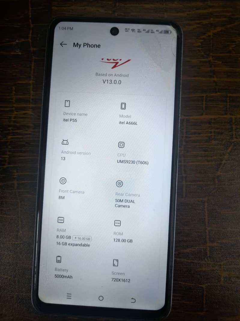 Itel P55 0