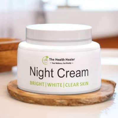 Night Cream bright white clear skin Pakistan
