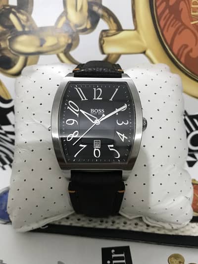 HUGO BOSS-TANK SHAPE-NEW WATCH-SEIKO CITIZEN CASIO ARMANI FOSSIL