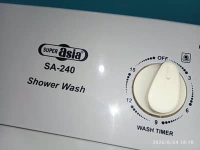 super Asia single washer model num: SA 240