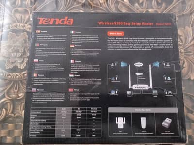 Tenda N301 WiFi Router N300 – Used, Excellent Condition + Original Box