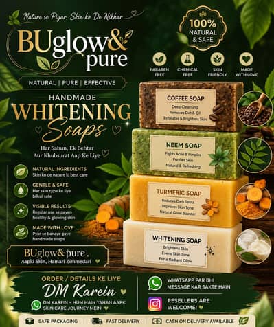 BUglow&pure_ Natural herbal soap collection