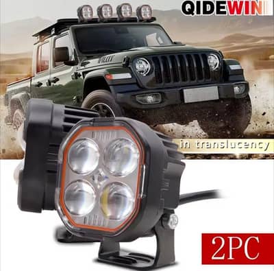 2 led motorcycle/car fog light 12V waterproof Auxiliary headlight