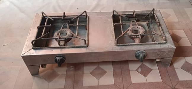 Heavy Duty Stainless Steel Single/Double Burner Gas Stove for Sale