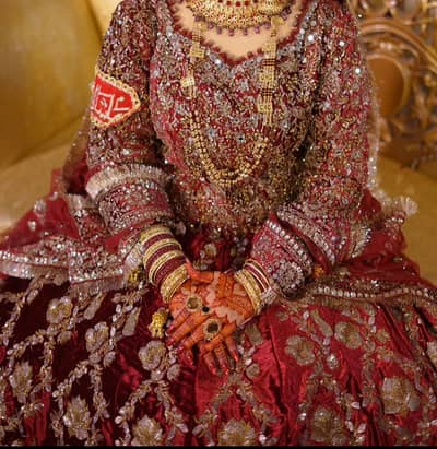 Urgent Sale: Kashees Bridal Velvet Lehnga | 10/10 Condition | 50,000