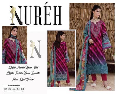 PRESENTING NUREH BRAND LUXURY PREMIUM LAWN VOL