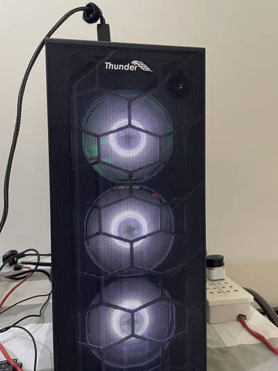 Desktop computer PC with monitor