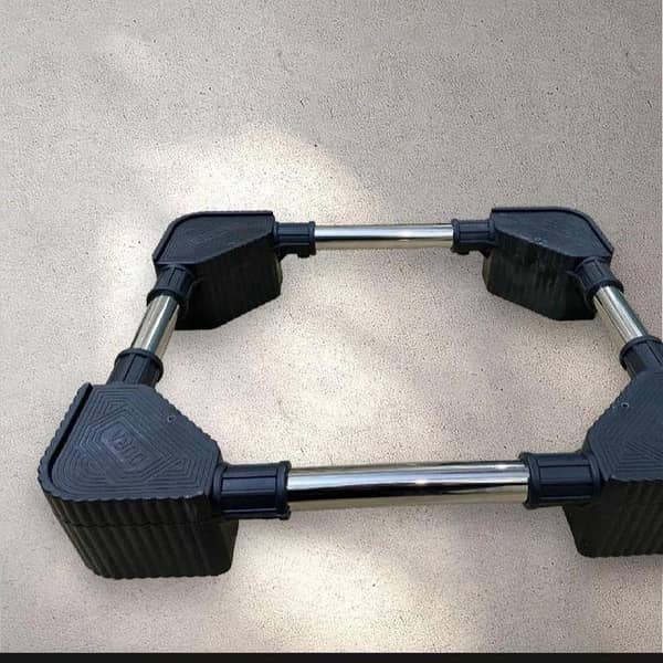 Adjustable Fridge Stand with Wheels | Heavy Duty Refrigerator Stand