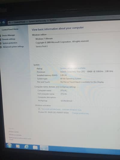 Dell Monitor With 20 inch monitor
