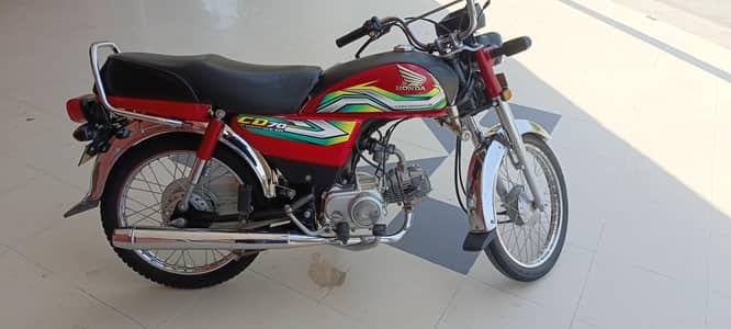 Honda cd 70 totally fresh and jenion number lga hua h 03007194256