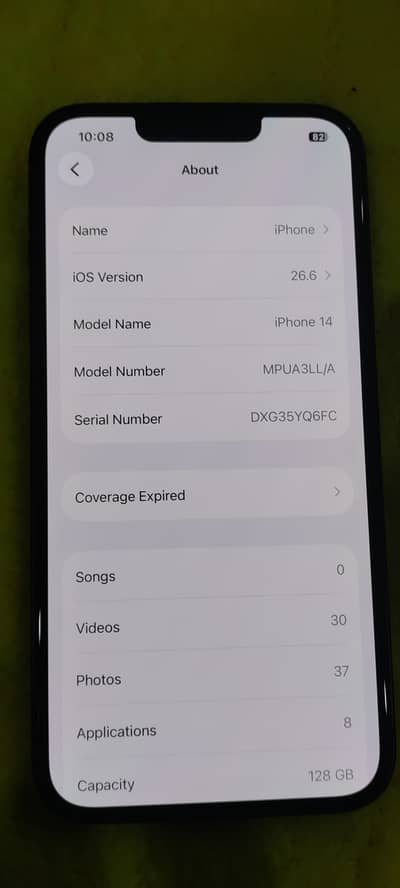 Iphone 14 LLA