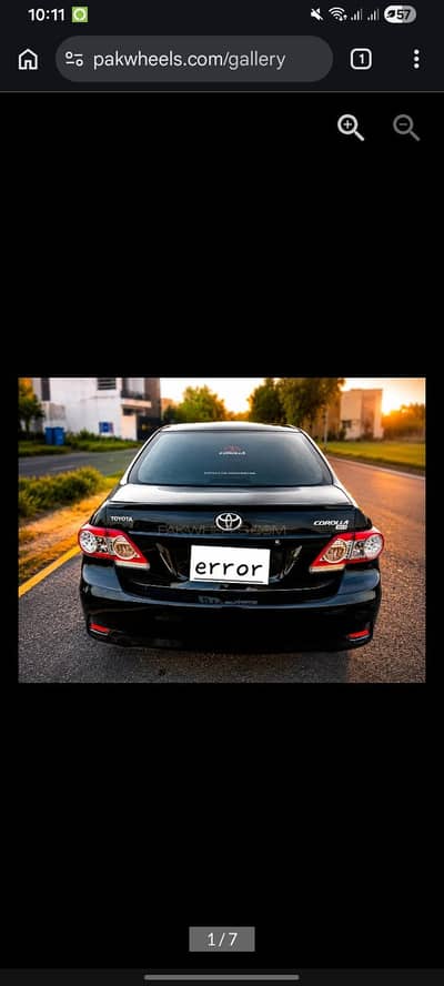 Toyota Corolla XLI 2013