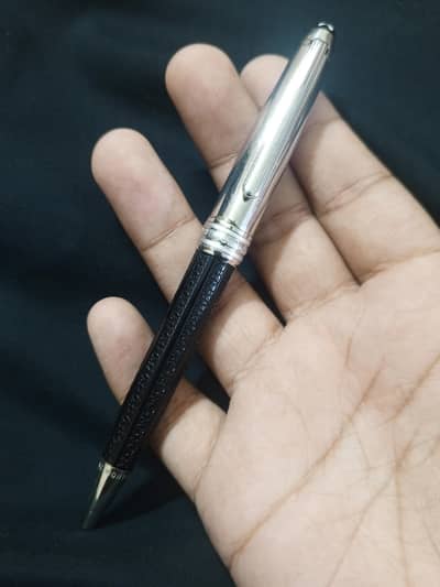 ORIGINAL MONTBLANC PLATINUM PLATED (RARE) BALL POINT PEN 03432655513
