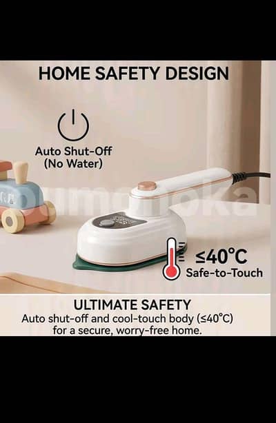Portable Mini Garments steamer & Electric Iron - OUMONOKA