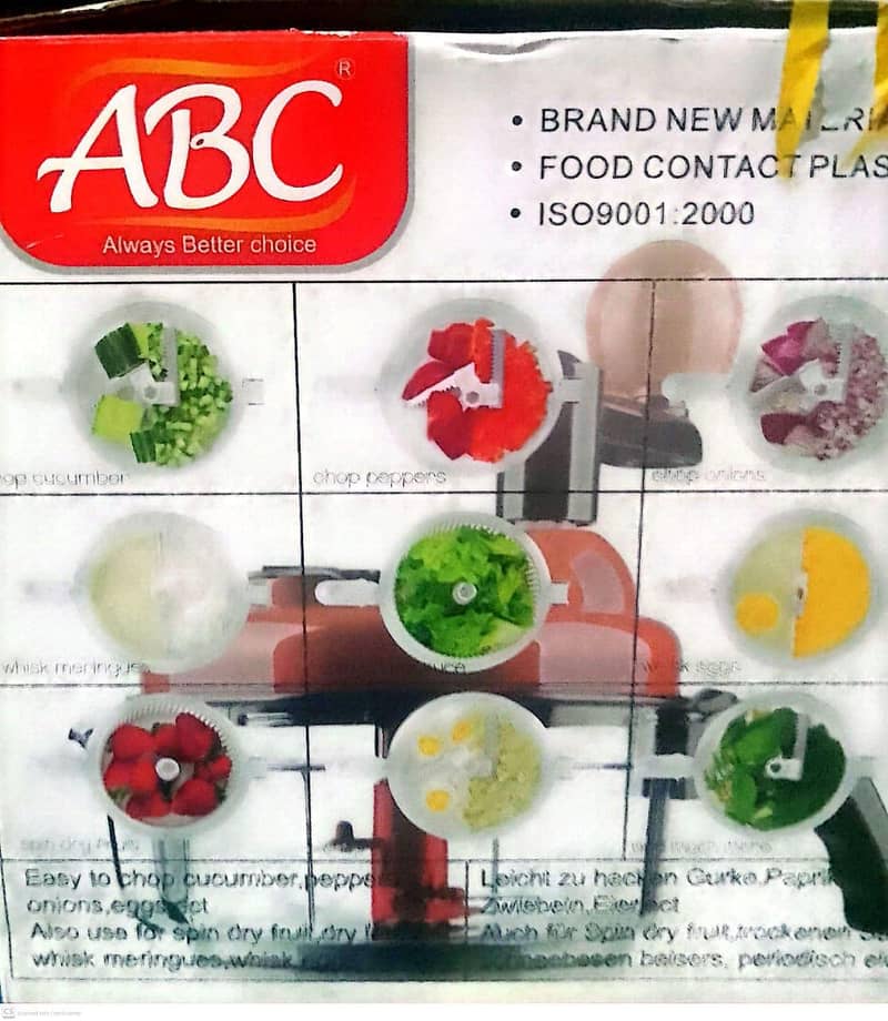 Vegetables chopper 1