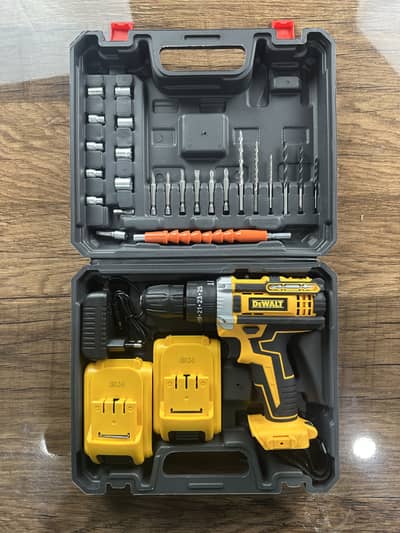 Rechargeable Cordless Drill Machine with Battery & Charger