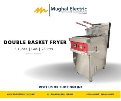 Commercial Deep Fryer 32 KG – Stainless Steel