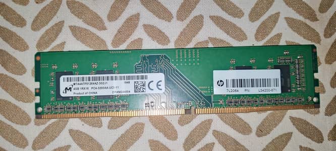 8GB RAM DDR4 (4 x 2)