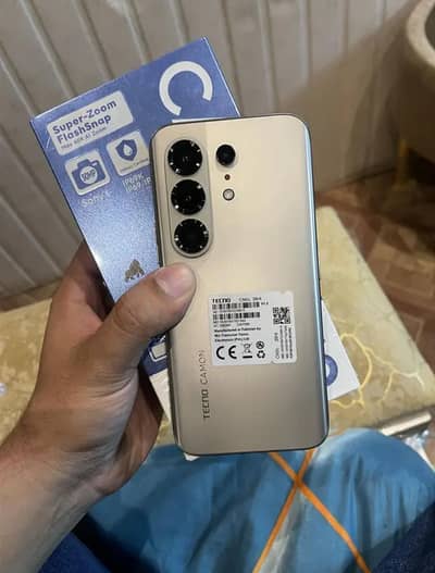 Tecno Camon 50 pro Edge 11 month waranty Box & all