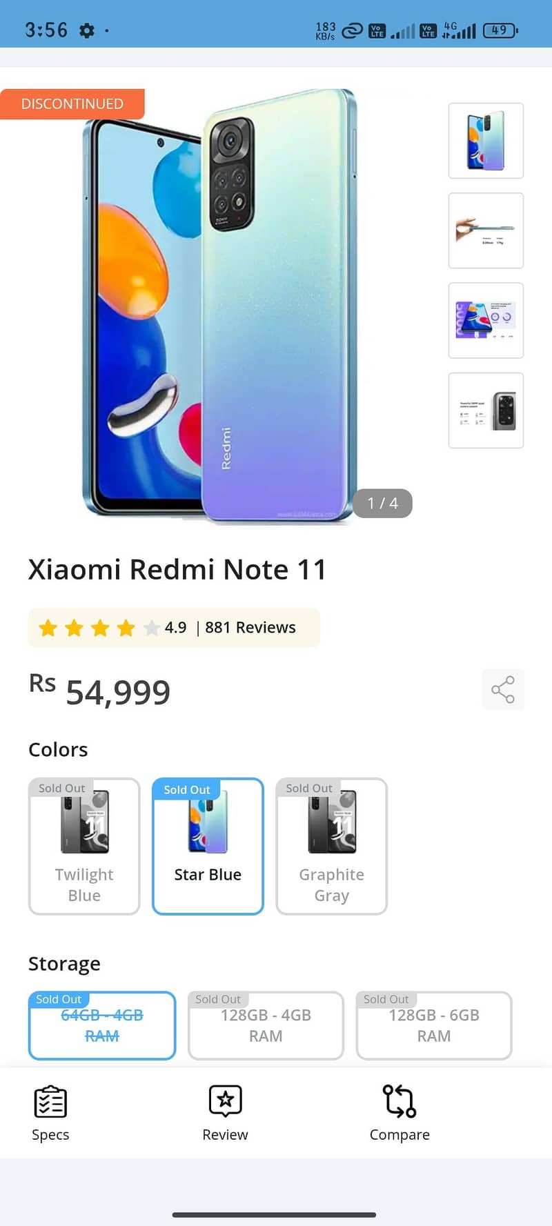 Xiaomi Redmi Note 11 (Snapdragon Processor) 1