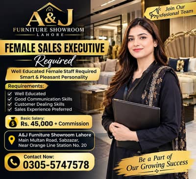 Sales Exactive female staff