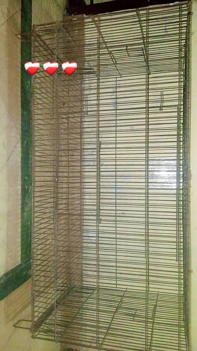cage and different parrot available hai