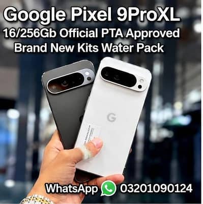 Google Pixel 9pro/ 9 Pro XL — 16/256GB Pta Approved water pack
