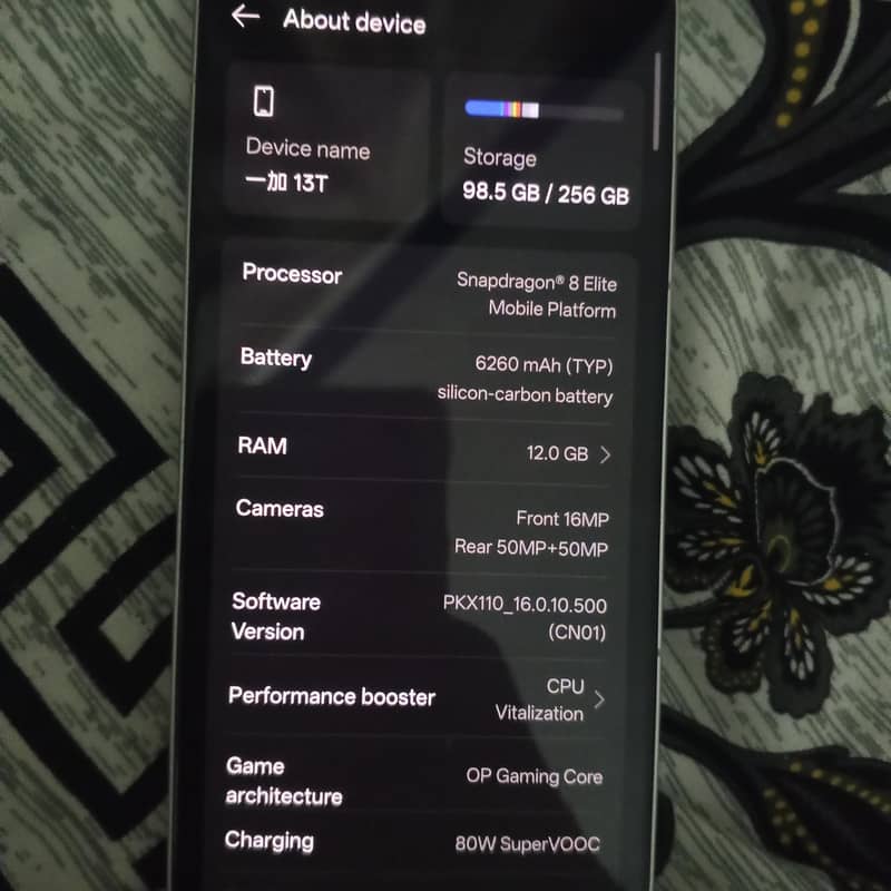 One Plus 13T 5