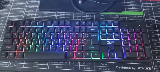 Wired RGB Gaming Backlit Keyboard