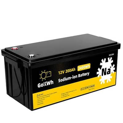 Sodium Na+ ion 12v 200 Ah battery imported in warranty new production.