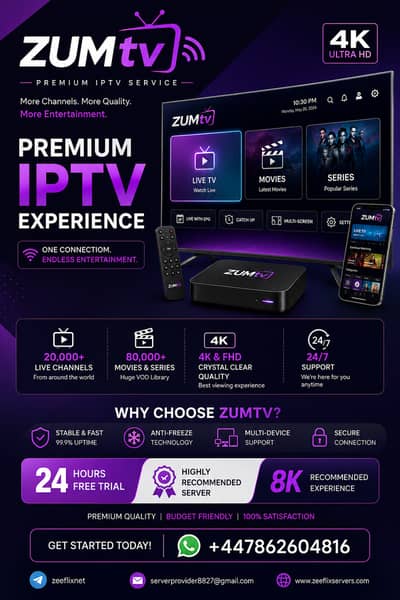 ZUM TV – Streaming for Compatible Devices