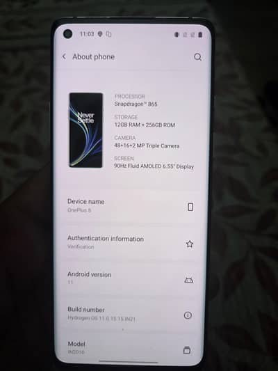 OnePlus 8 (12GB RAM / 256GB ROM) – 9/10  [Non-PTA - patched dual sim]