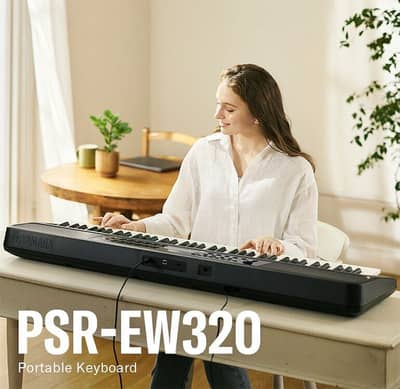 Yamaha PSR-EW320 Portable Arranger 76 keys one year warranty