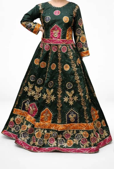 New bridal green gotta work lehnga