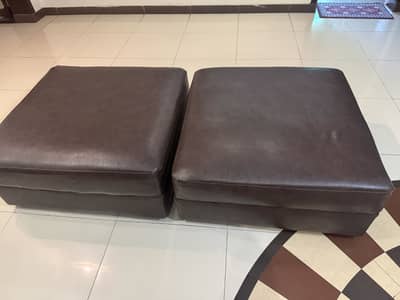 2 Puffy Sofa Set