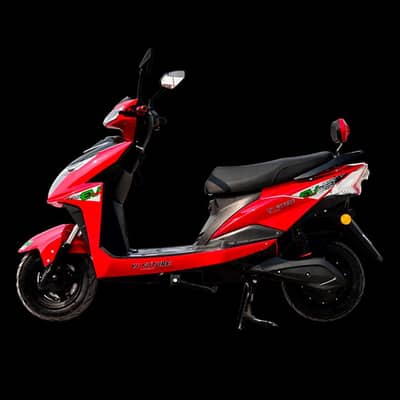 YJ Future Green Electric scooty