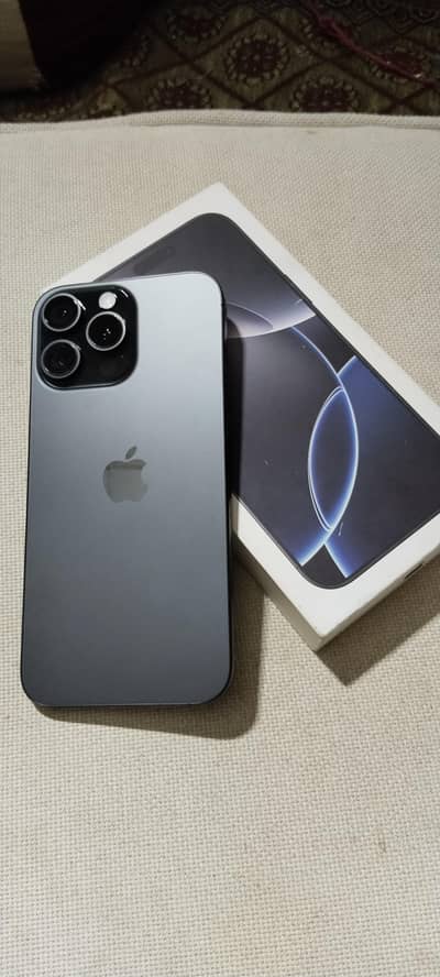 Apple iPhone 16 Pro Max 256GB Jv Black Titanium with Box