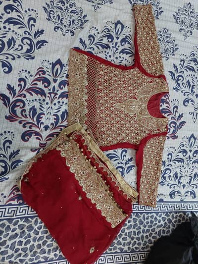 Bridal lehnga wore one time for 3 4 hours