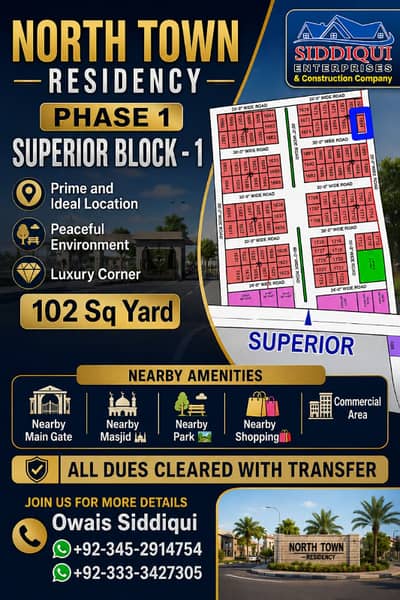 R-1684, 102 Sq Yard, Superior Block -1