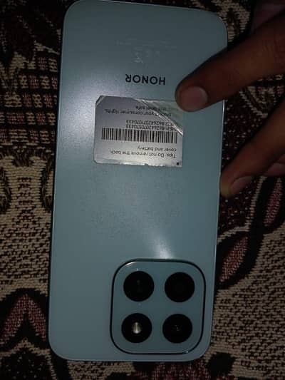 Honor x6c. Almost Brand new phone number 03176336404