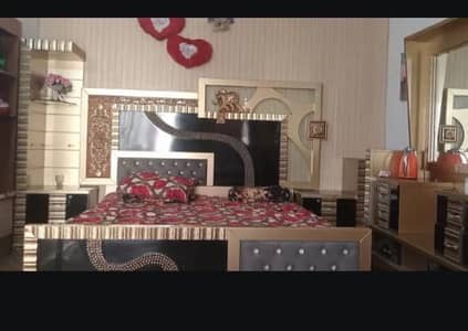 Full set of bed with dressing table