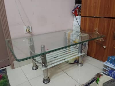 center glass table