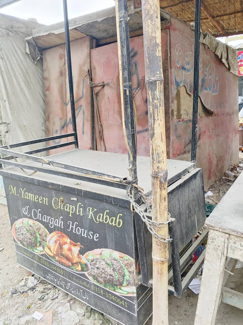 Chapli kabab setup 1