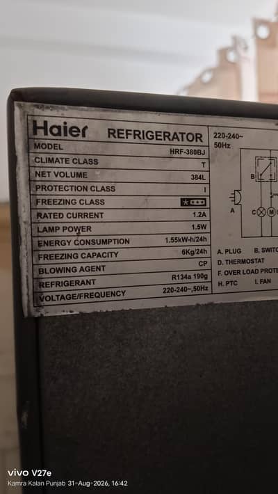Haier full size Refrigerator