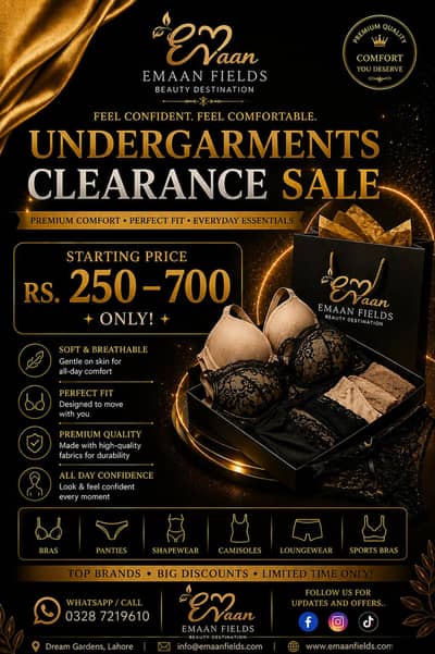 Undergarments Brand New