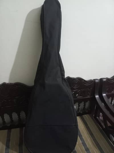 New guitar 6 strings two days used with bag and one pick kabat guitar