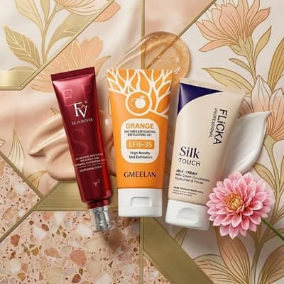 3In 1 Deal FV Orange Gel And Flicka pack of 3 with liquid foundation