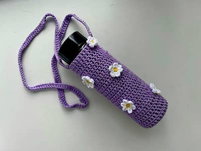 Crochet Bottle Cover – Handmade 