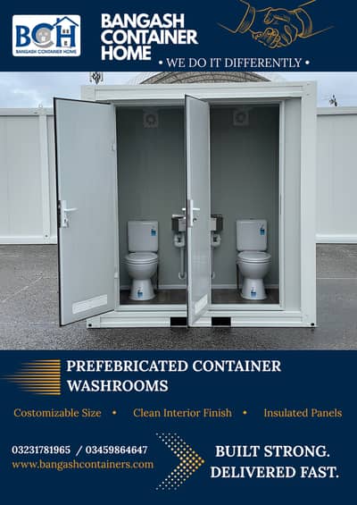 Prefebricated Container washrooms