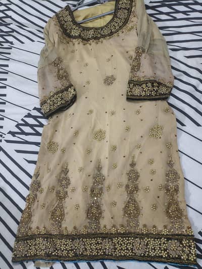 bridal shirt n dopata  2 PC is available for sale